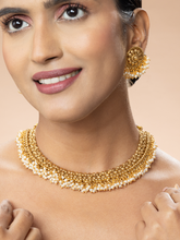 Pearl Necklace and Earrings Set