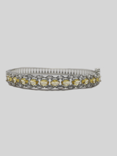 Yellow and White American Diamond Bracelet