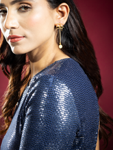 Gold-Plated Yellow Stone Matte Earrings