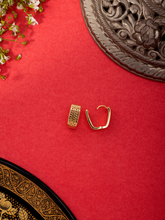 24K Gold-Plated American Diamond Studs Earrings