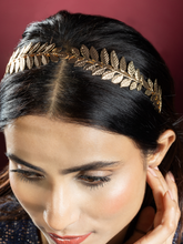 Gold Plated Petal Design Hair Band