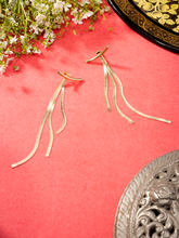 24K Gold Multi-Layered Chain Earrings