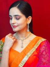 24K Gold-Plated Square Necklace and Earrings Set