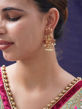 24K Gold-Plated Laxmi Jhumka Earrings