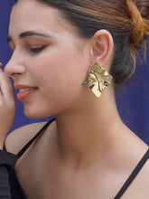 Luxe Gold-Plated Fancy Stud Earrings