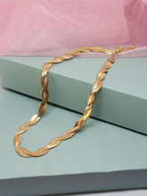 18k Gold Plated Snake Choker Necklace