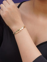 Butterfly Style Gold Plated Adjustable Bracelet