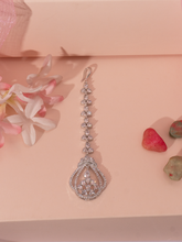 Floral Radiance Mangtikka with American Diamonds and Zircon