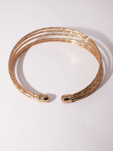 Chic Adjustable Gold & Silver Plated Layered Bracelet
