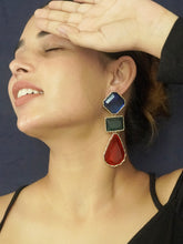 Designer Vibrant Multicolor Light Weighted Fancy Earrings