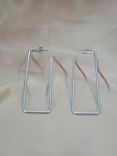 Silver-Plated Cylindrical Hoop Earrings - Fashion Jewellery