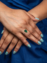 Elegant American Diamond Solitaire Adjustable Ring