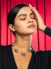 Silver Colored Round Ball Necklace