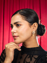 Teardrop Ruby Pearl Studs