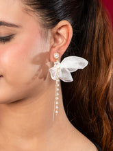 Pearls Beaded Floral Shaped Drop Earrings