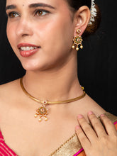 24K Gold Plated Star Pendant Necklace Earrings Set with CZ Stones and Pearls