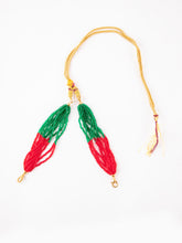 Red and Green Multi Layer Pendant Chain
