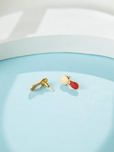 24K Gold Plated Lakshmi Coin Meenakari Necklace and Stud Earrings Set