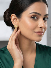 Stylish Bow Design Gold Plated Small Earrings