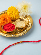 Soothing Chandan Beads Rakhi with Red Thread