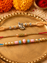 Set of 3 Colorful Rakhis