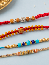 Set of 4 Colorful Rakhis