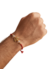 Red Ganesha Beaded Rakhi