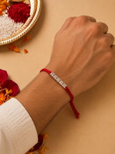 Red Stone Studded Rakhi