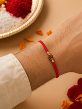 Red Beaded Rakhi