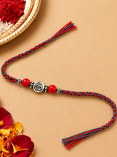 Red Stone Studded Set of 2 Rakhis