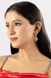 Glamorous Diva American Diamond Studded Dangler Earrings