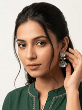 Unique Half-Shell Oxidised Earrings