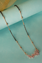 Fancy Traditional Gold-plated Mangalsutra Necklace