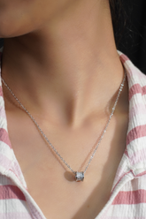 Charming Cubic Zirconia Pendant Necklace