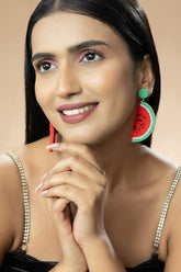 Watermelon Shaped Earrings
