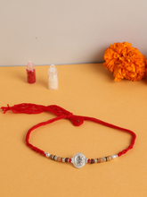 925 Sterling Silver Om Designer Rakhi For Bhai