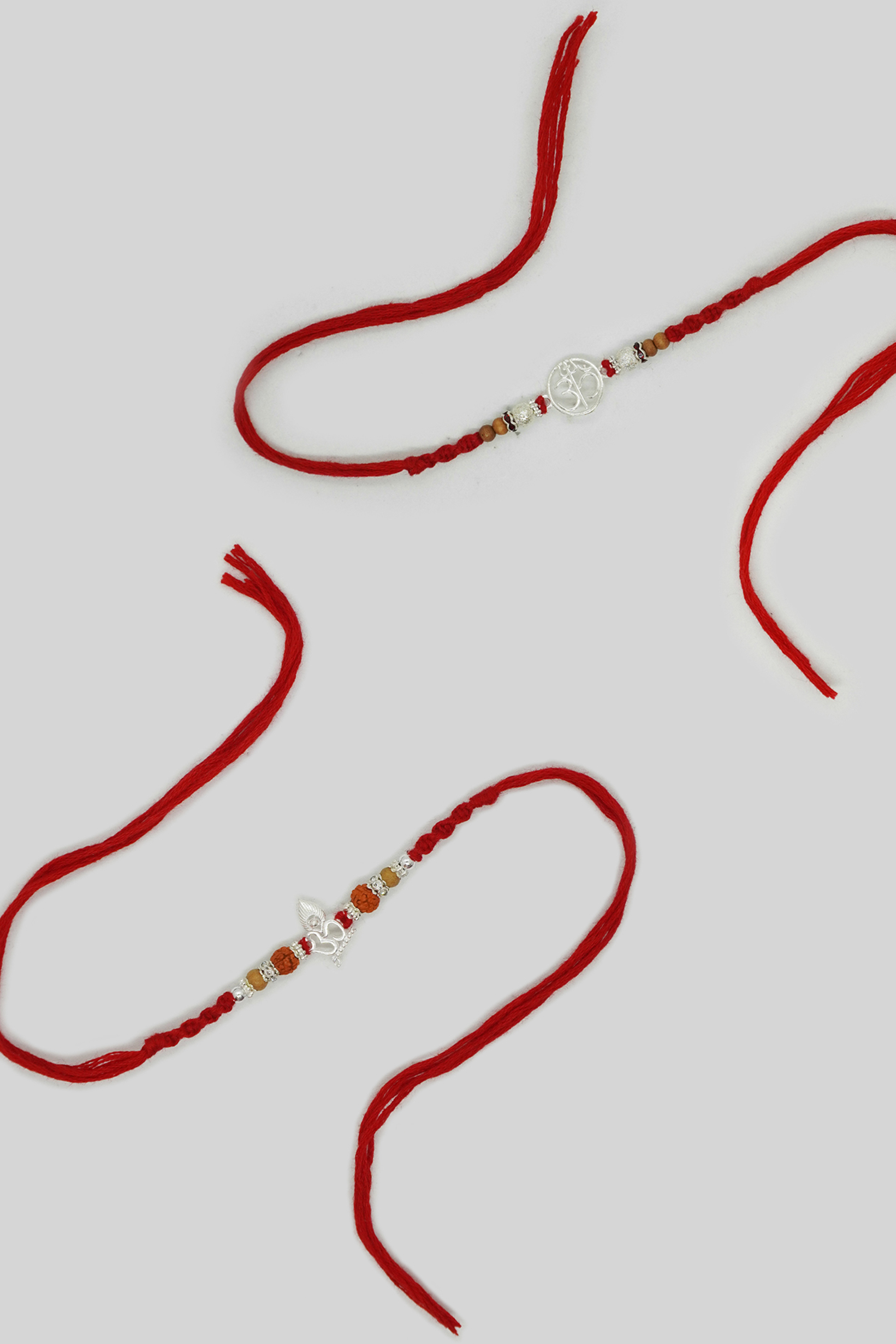 Om Combo Rakhi with Rudraksh Beads