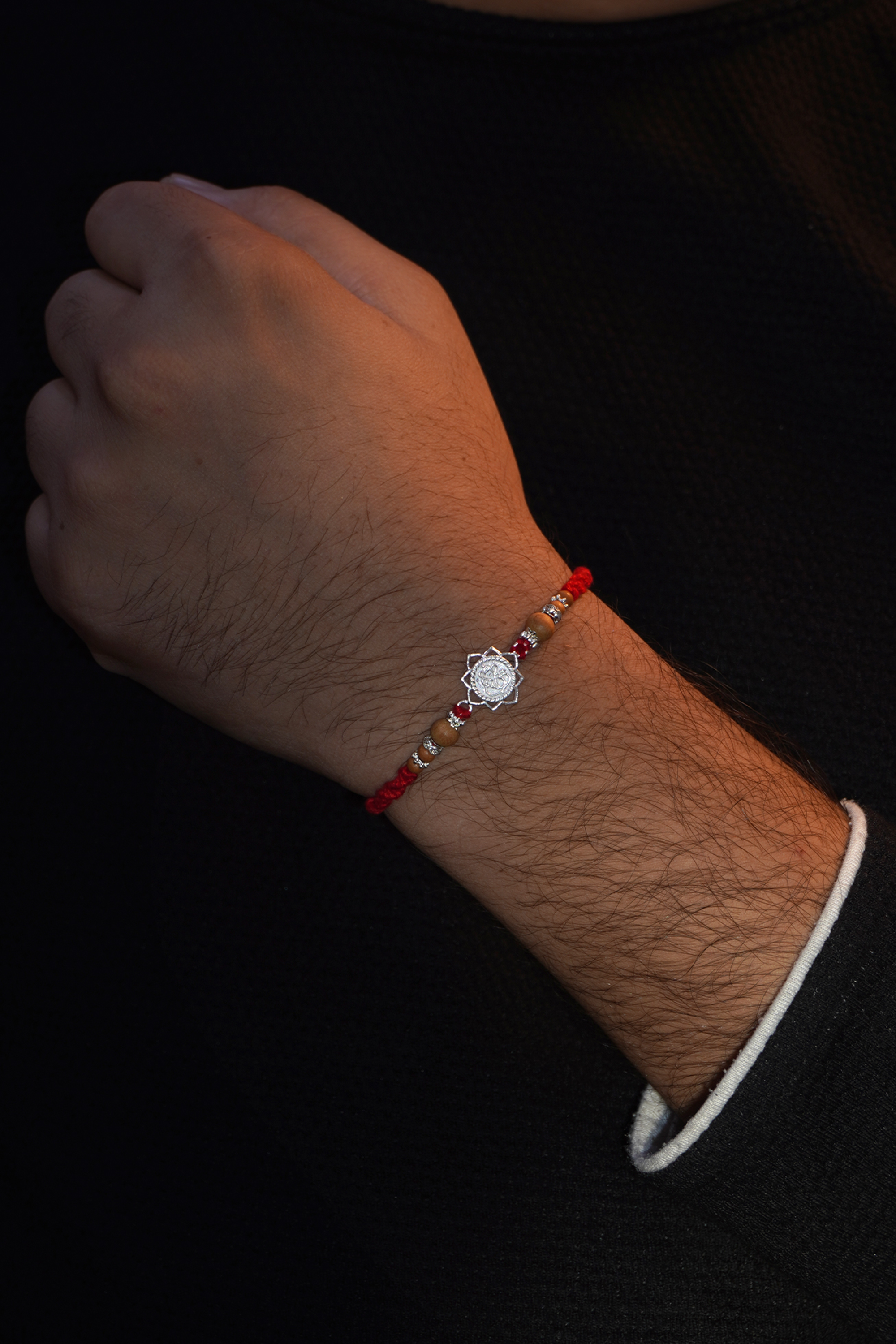 Silver Rakhi Design For Brother