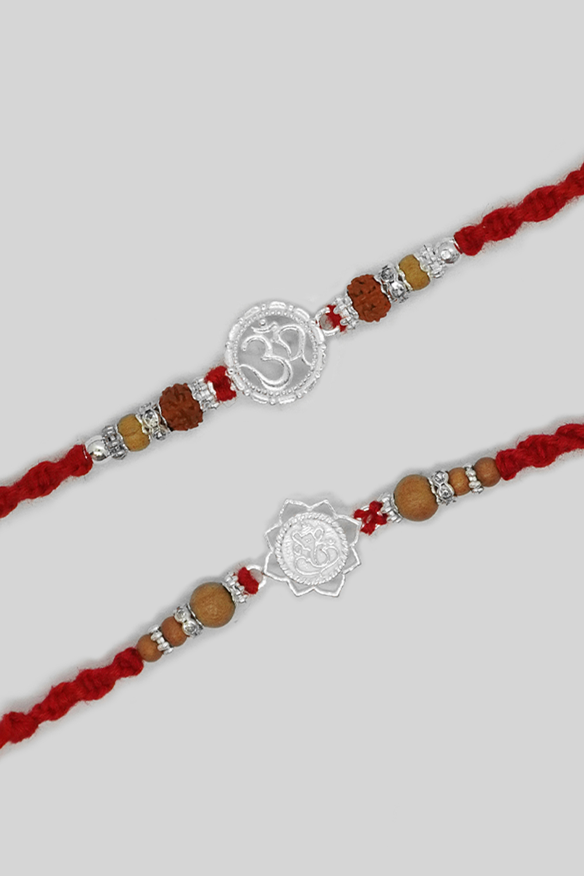 925 Sterling Silver Designer Combo Rakhi