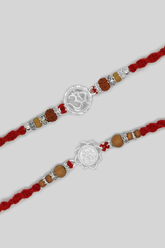 925 Sterling Silver Designer Combo Rakhi