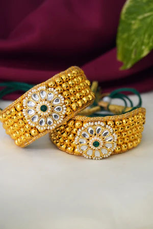 Necklace Set with Ponchi Bangles Combo Set of 2