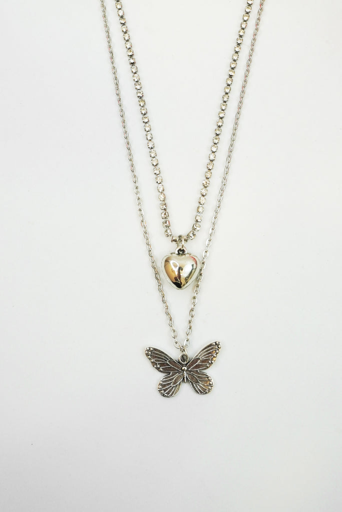 Butterfly Charm Necklace - Fashion Pendant