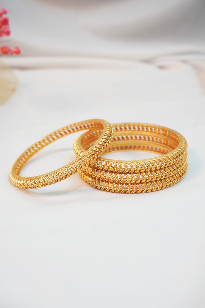 24k Gold Plated Bangles - Gold Plated Bangles Designs - Gold Plated Bangles