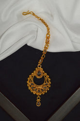 Gold Plated 24k Stylish Handcrafted Maangtikka Online - Niscka