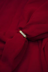 Cubic Zircon-Cz Stones Studded Gold Ring