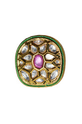 Traditional Gold Plated Handcrafted Ring - Finger Ring