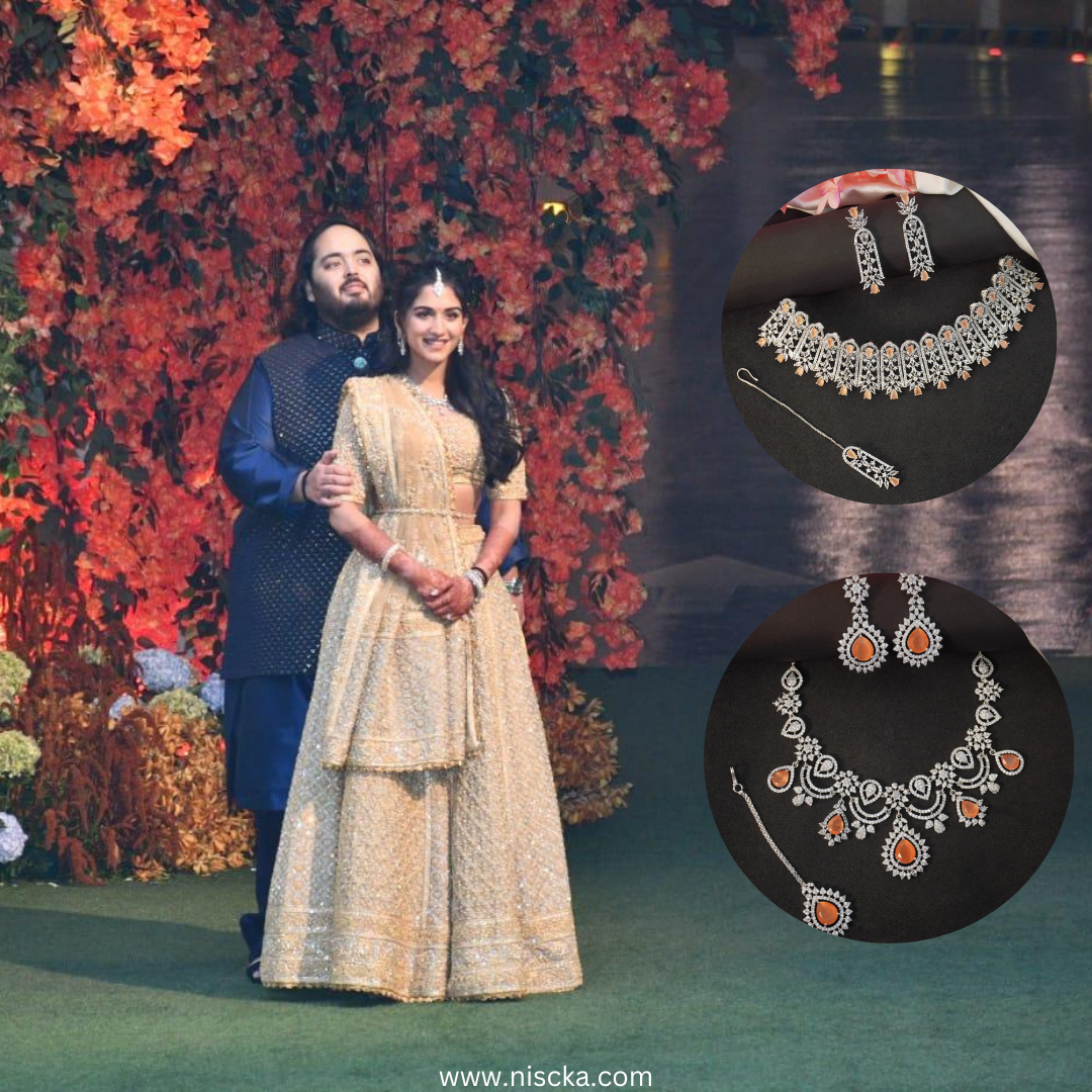 American Diamond Necklace Set