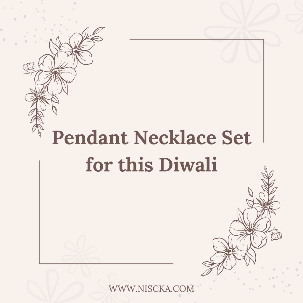 Pendant Necklace Set for this Diwali