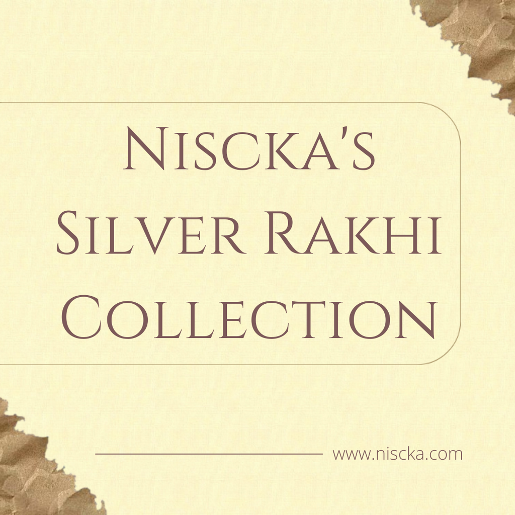 SILVER RAKHI COLLECTION FROM NISCKA
