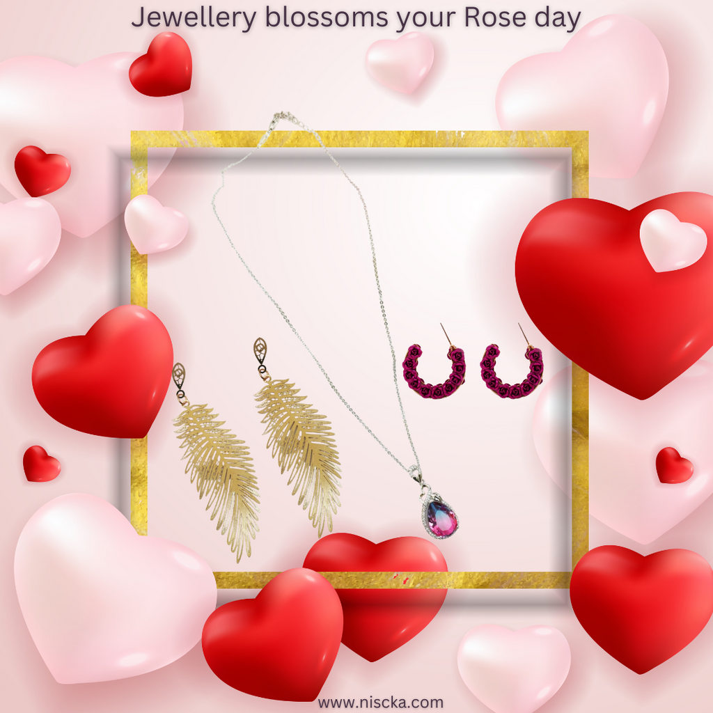 Jewellery blossoms your Rose day